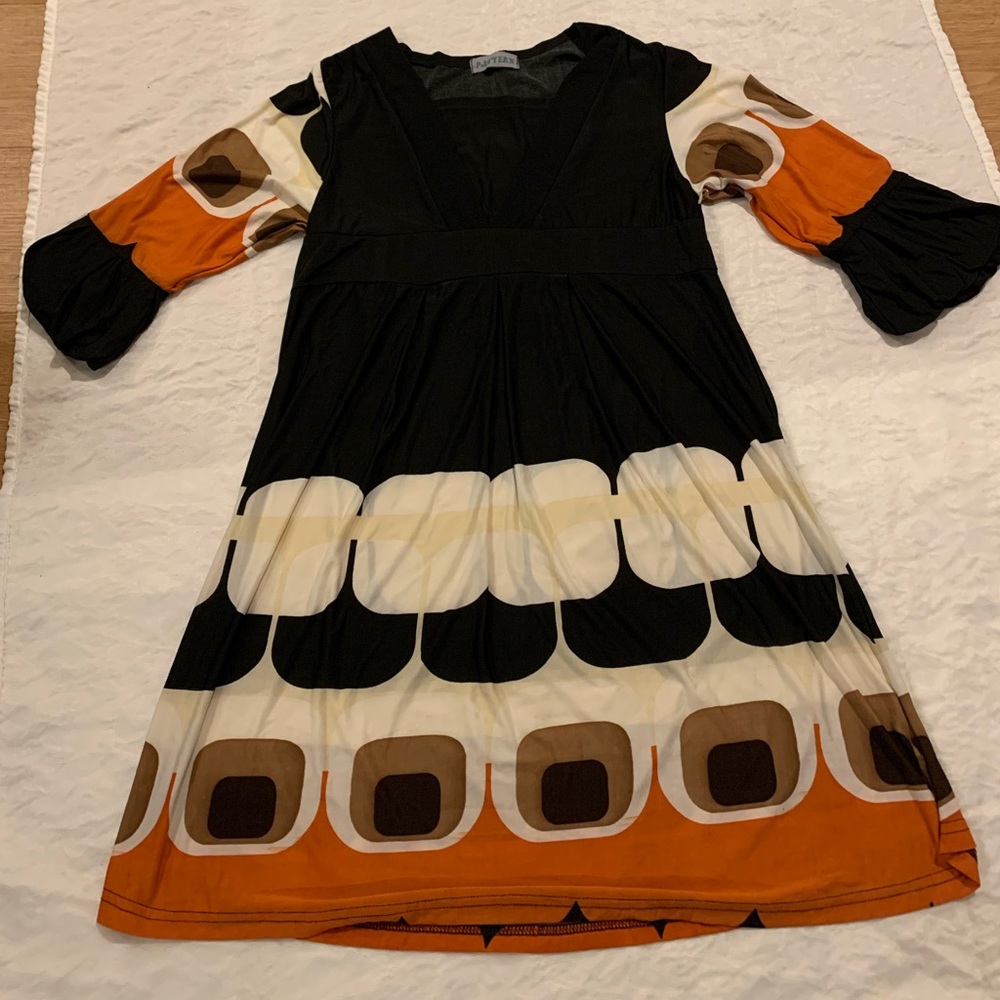Vintage Colorblock Dress